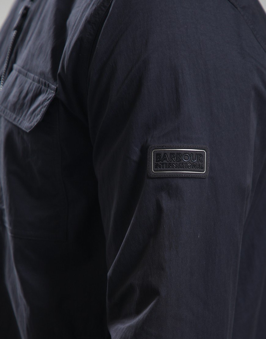Barbour International Warren Overshirt Black