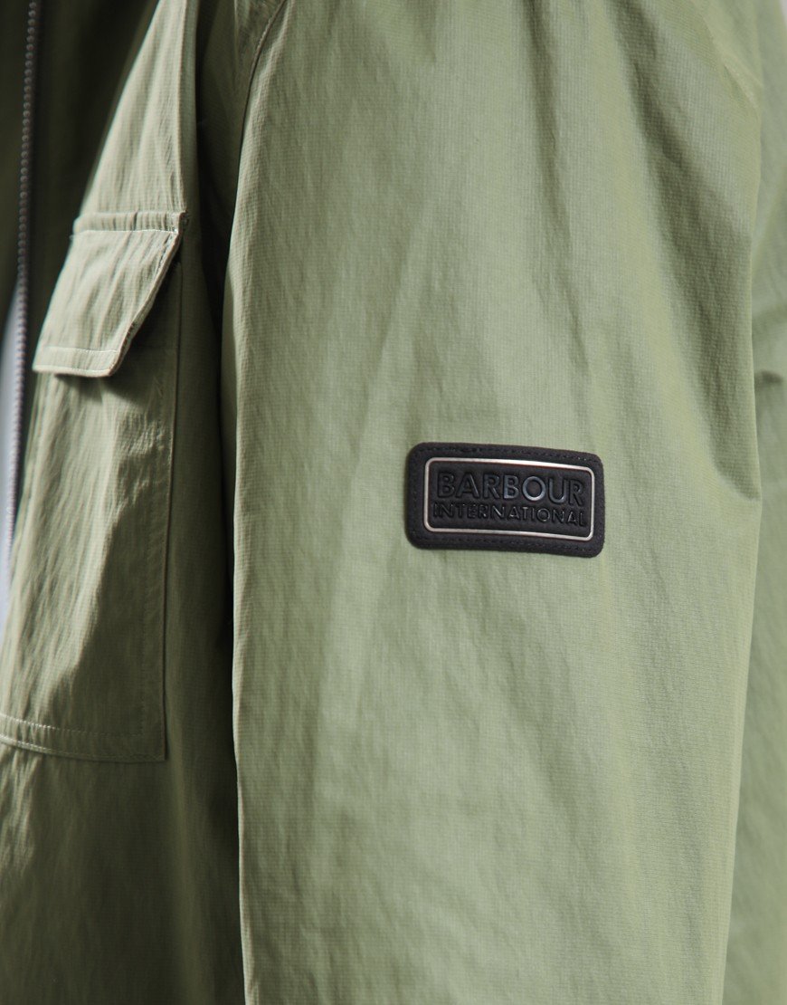 Barbour International Warren Overshirt Burnt Olive