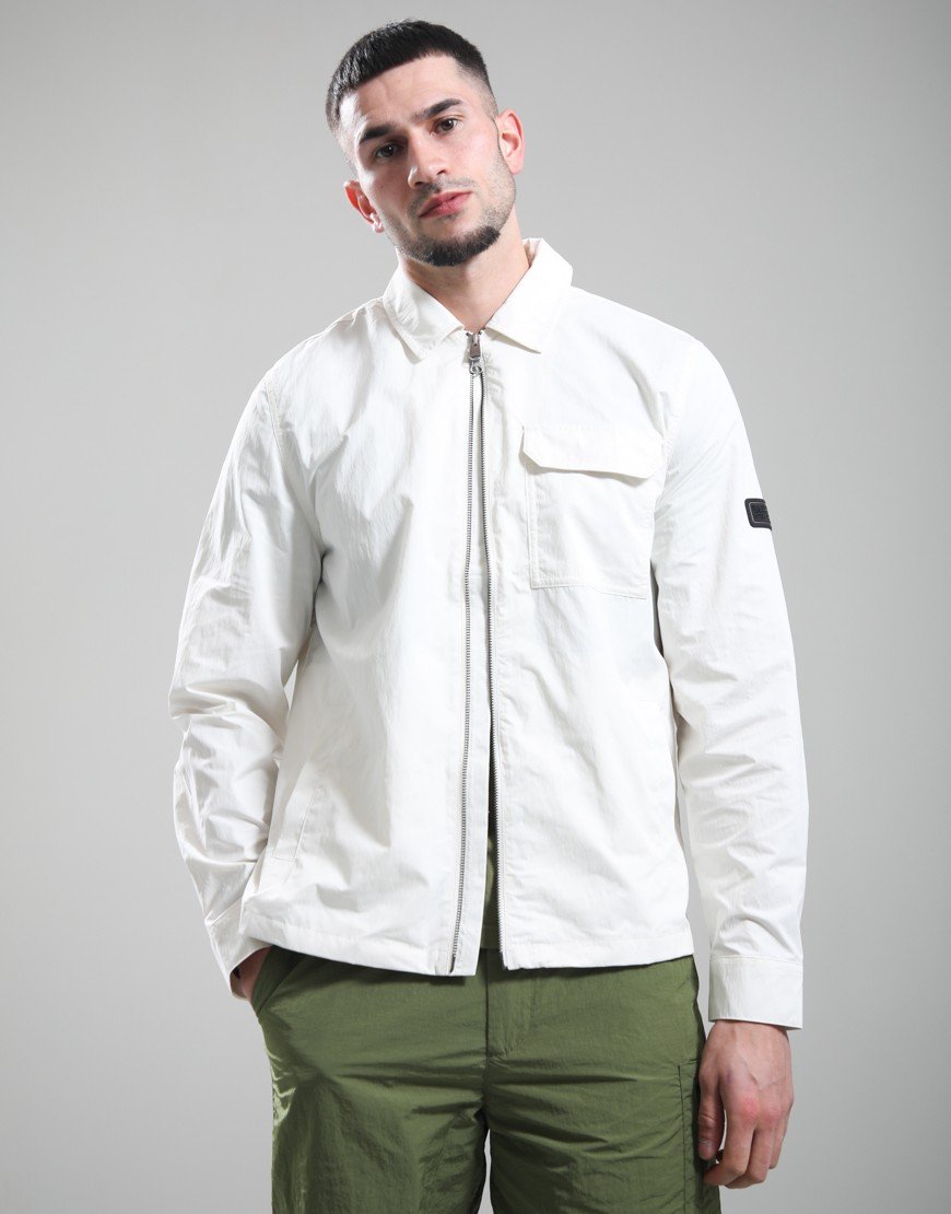 Barbour International Warren Overshirt Whisper White