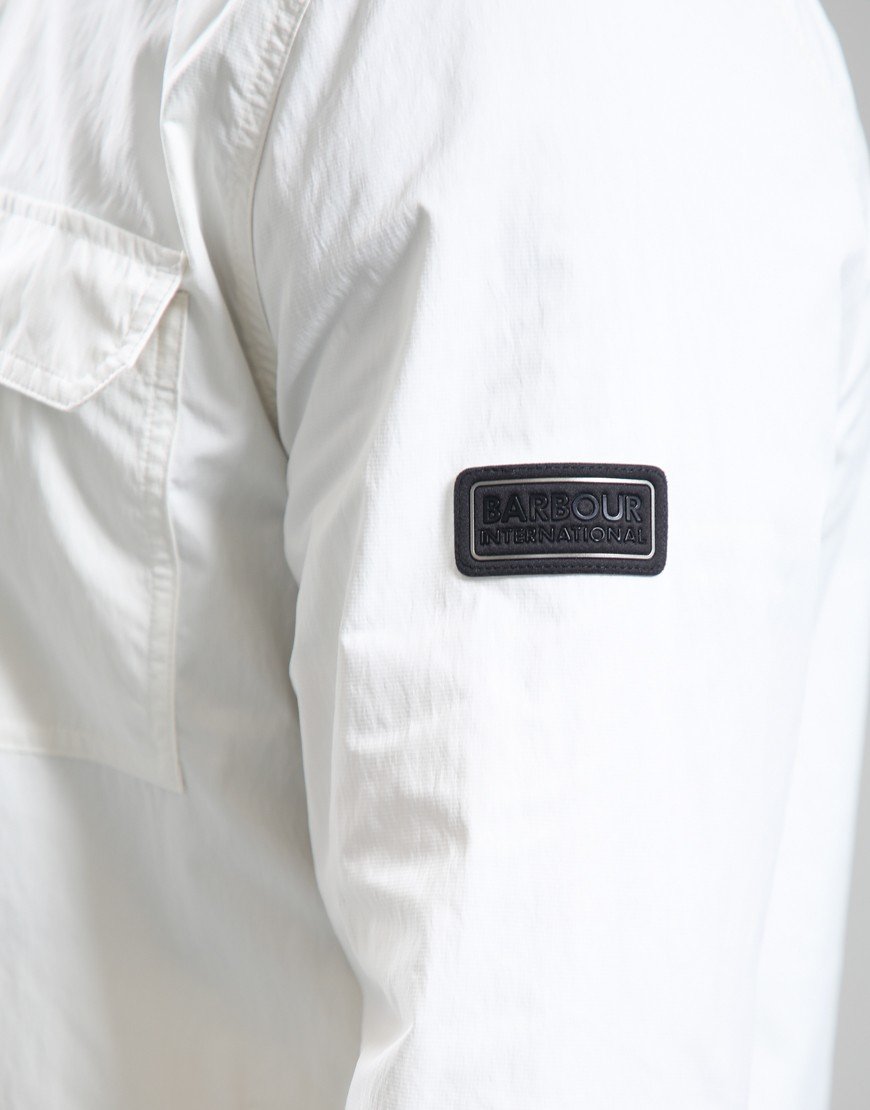 Barbour International Warren Overshirt Whisper White