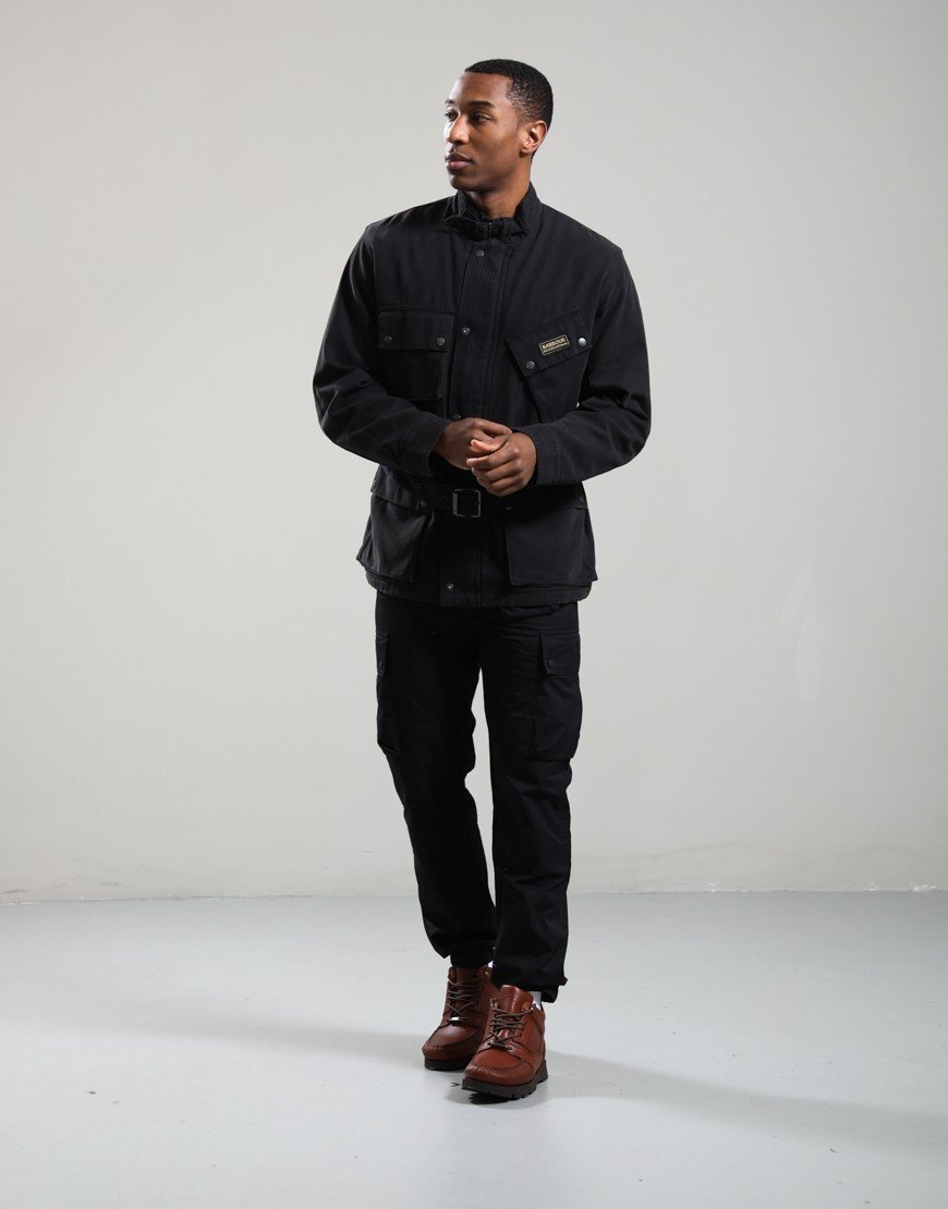 Barbour International Washed Casual A7 Jacket Black