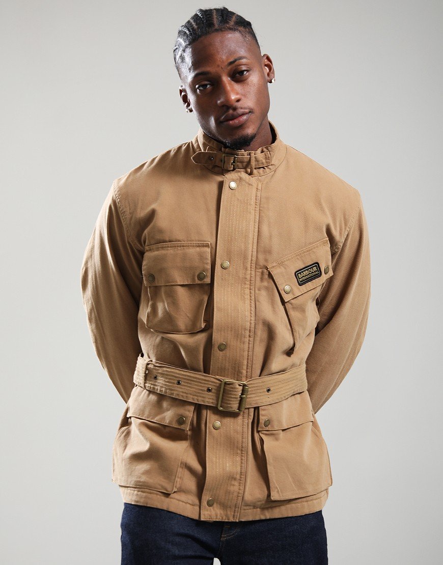 Barbour International Washed Casual A7 Jacket Sandstone