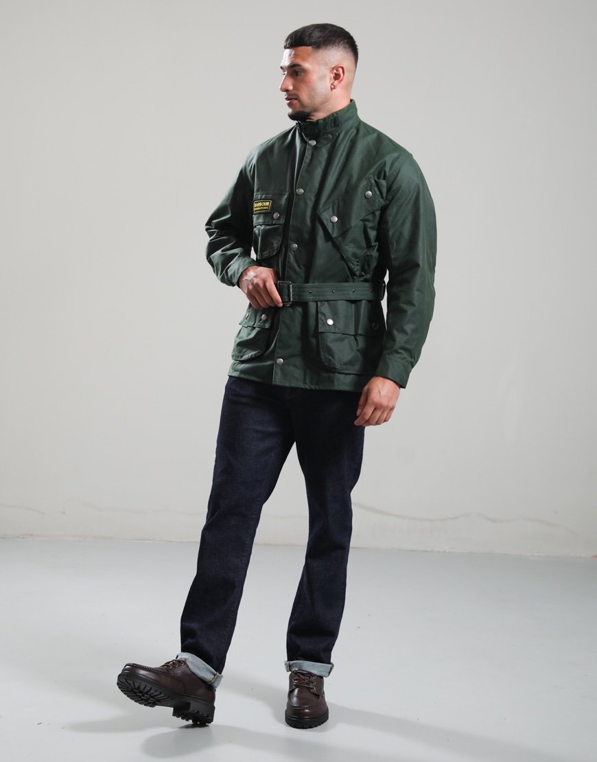 Barbour International Original Wax Jacket Racing Green