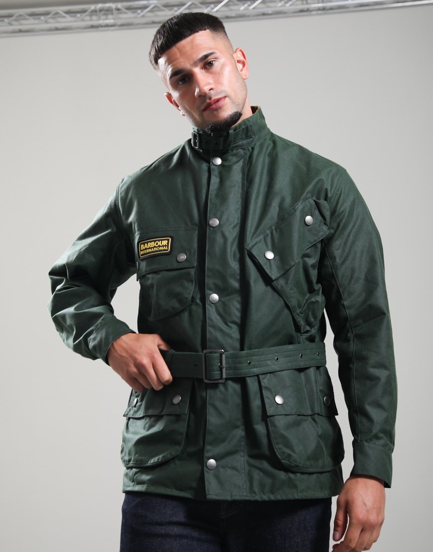 Barbour International Original Wax Jacket Racing Green
