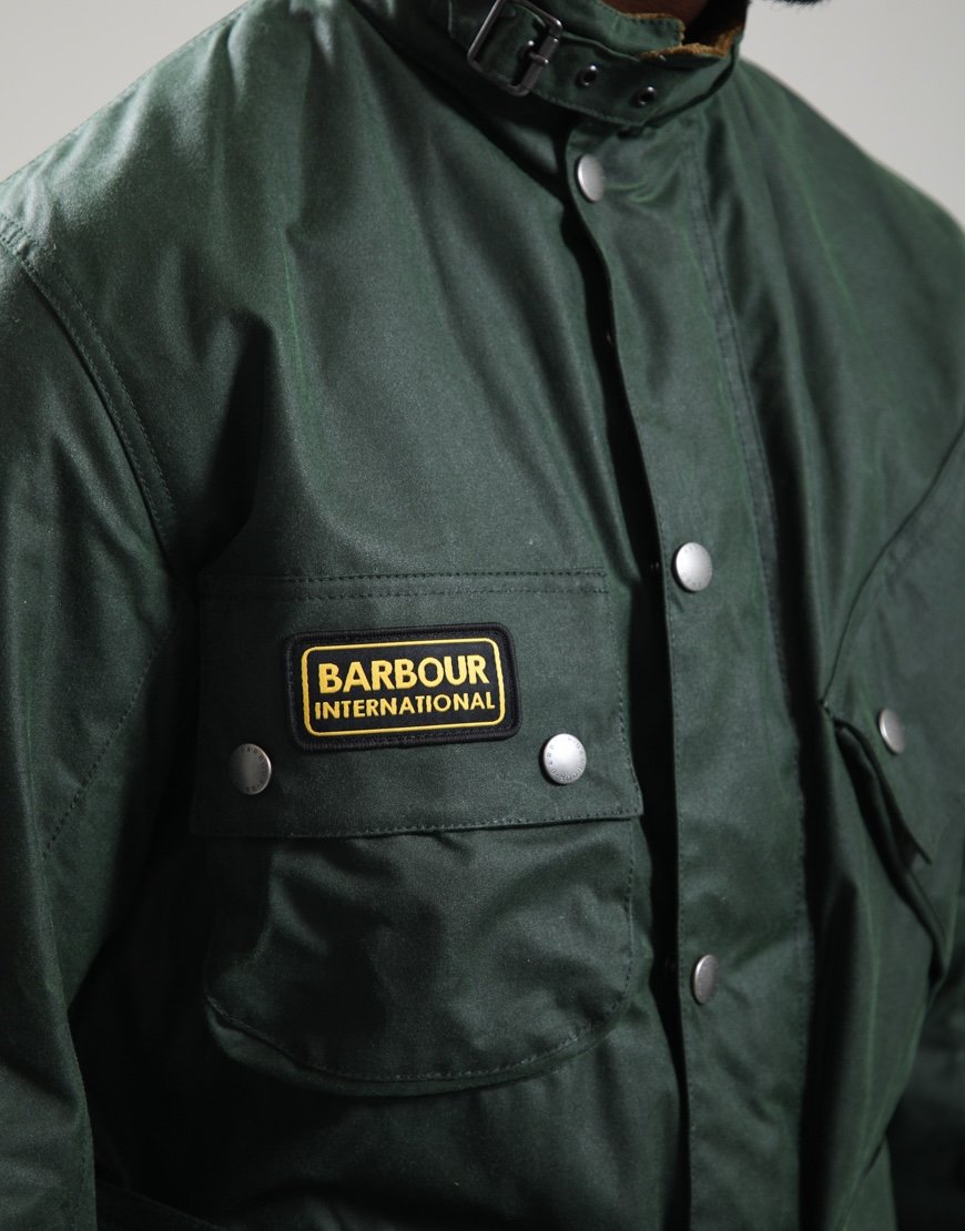 Barbour International Original Wax Jacket Racing Green