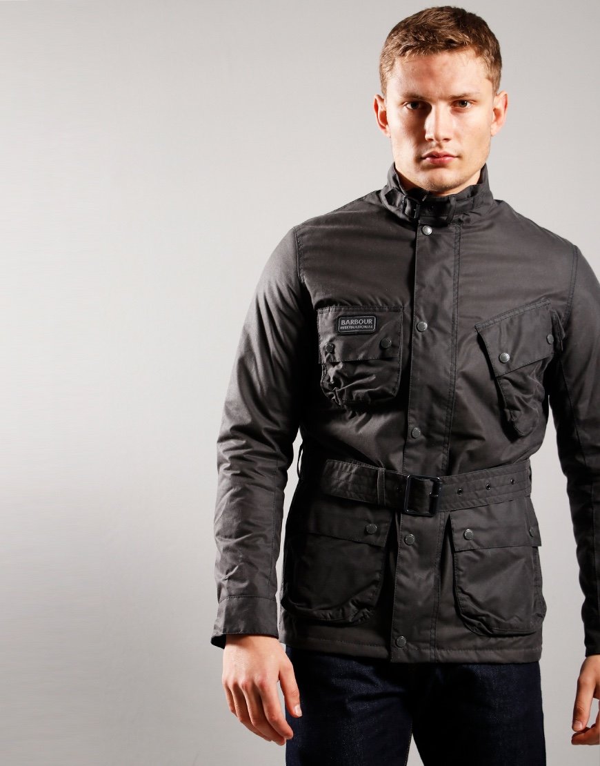 barbour grey jacket