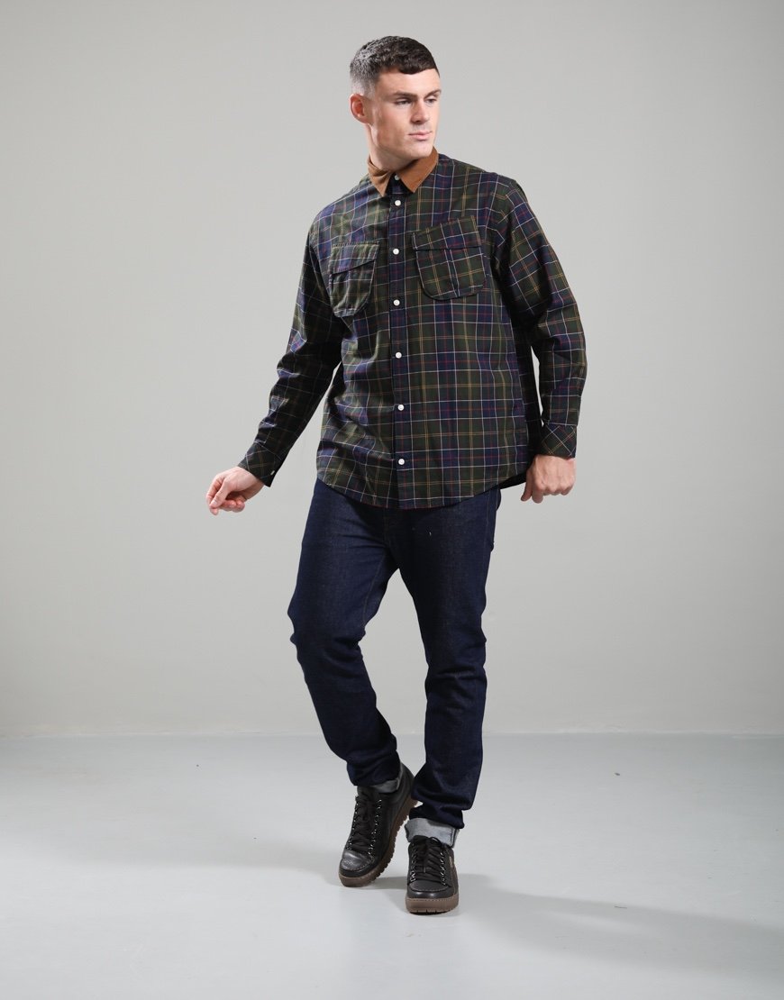 Barbour Jungle OS Tartan Shirt Classic Tartan
