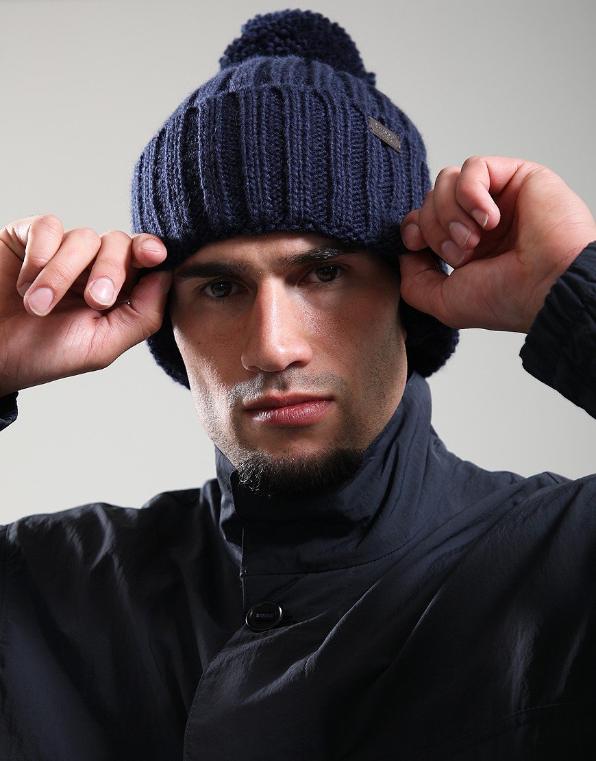 Barbour Kelson Beanie Navy