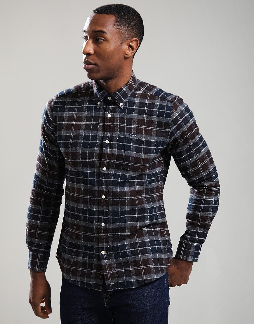 Barbour Kyeloch Long Sleeve Shirt Midnight