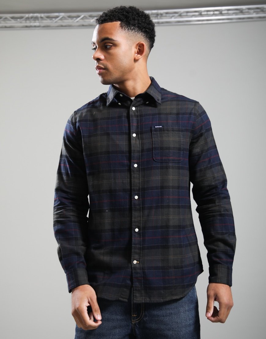 Barbour Kyeloch Tailored Tartan Shirt Shadow Classic Tartan