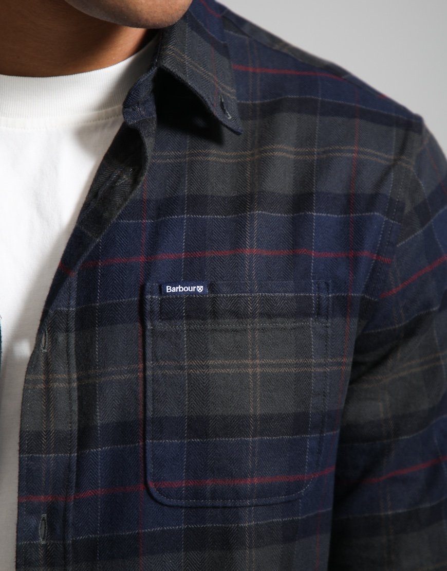 Barbour Kyeloch Tailored Tartan Shirt Shadow Classic Tartan