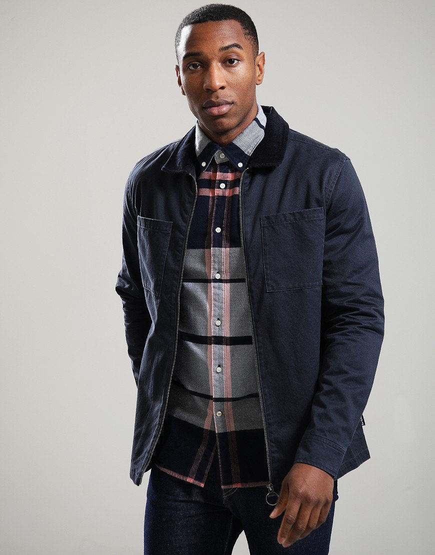 Barbour Lenker Overshirt Navy