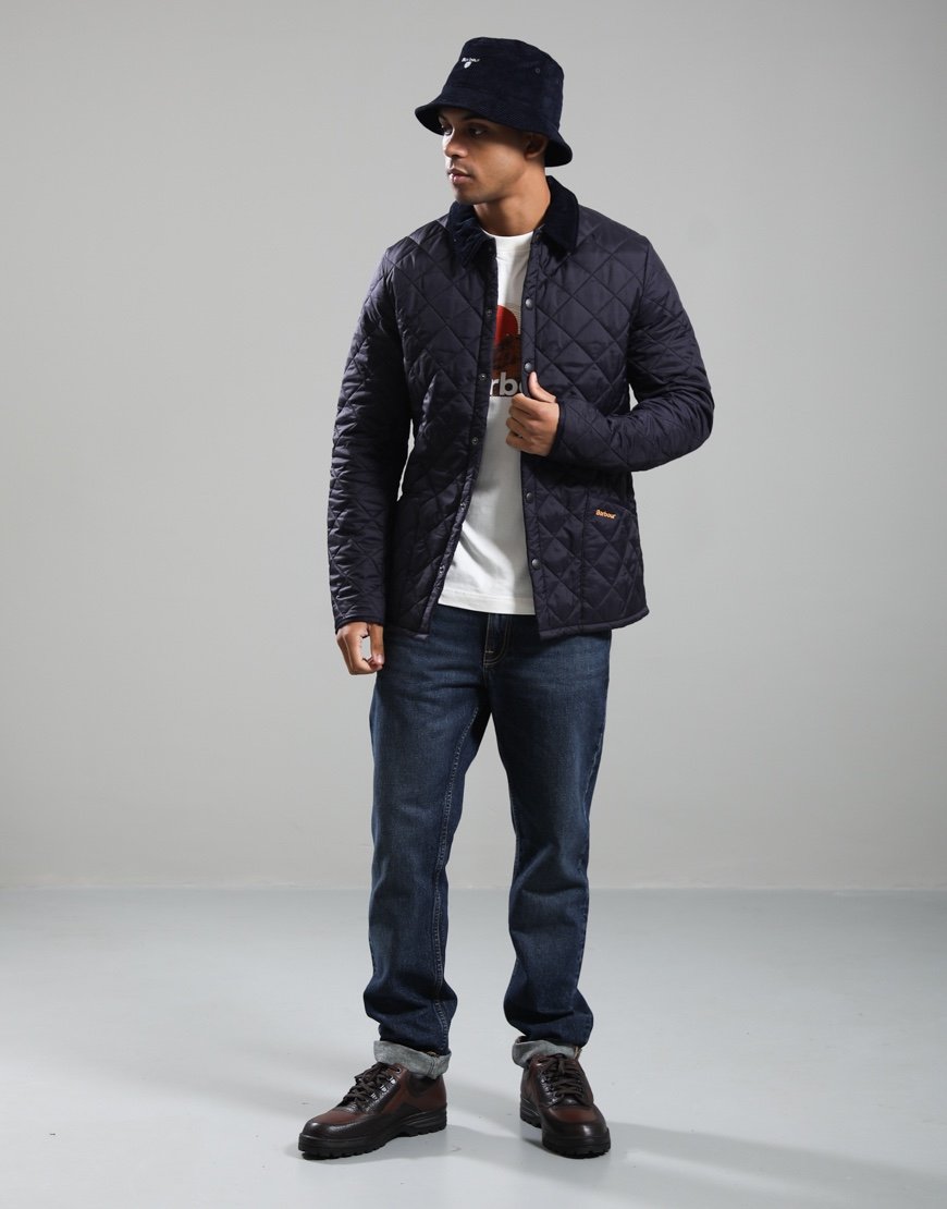 Barbour Liddesdale Quilted Jacket Navy