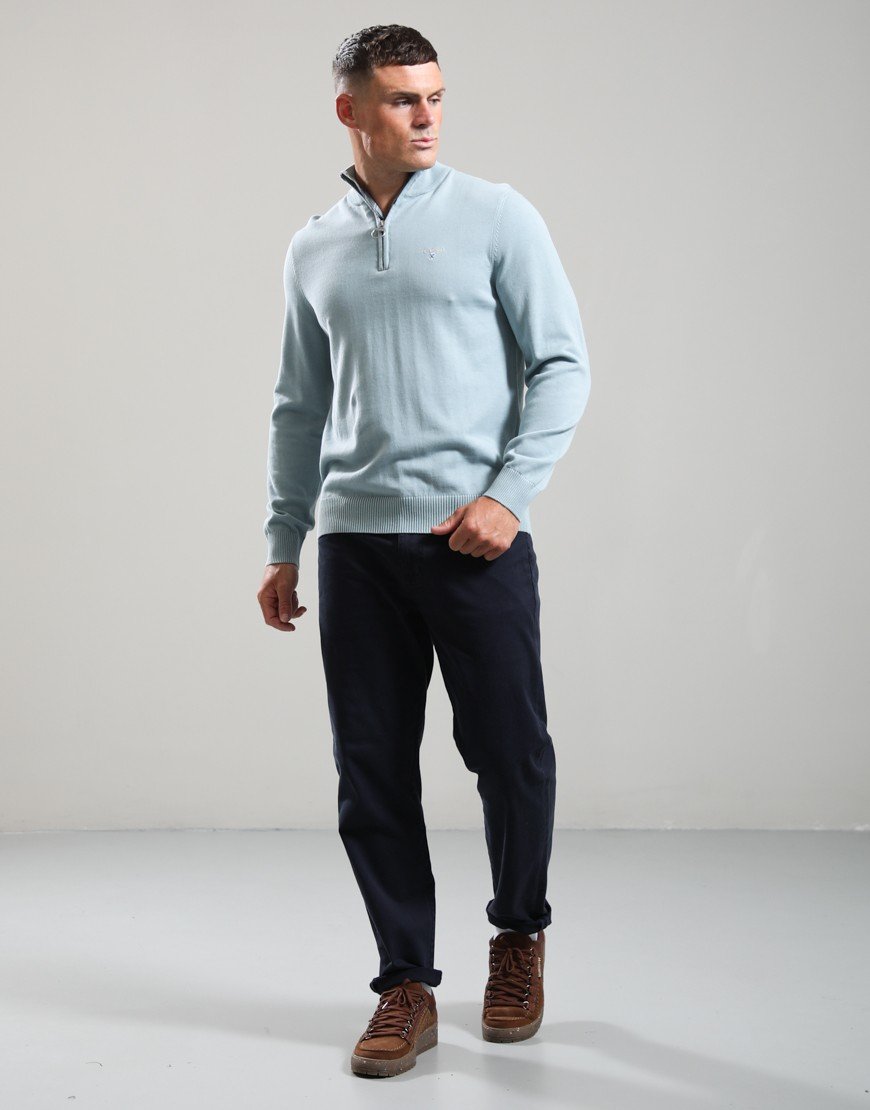 Barbour Lingwood Half Zip Sweat Slate