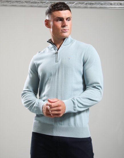 Barbour Lingwood Half Zip Sweat Slate