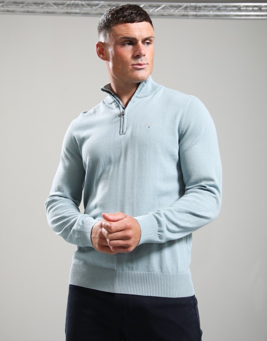 Barbour Lingwood Half Zip Sweat Slate