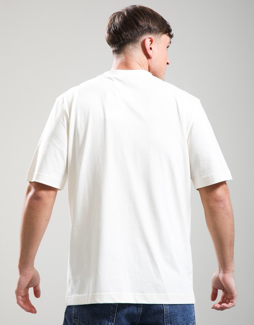 Barbour Logo Relaxed T-Shirt Antique White