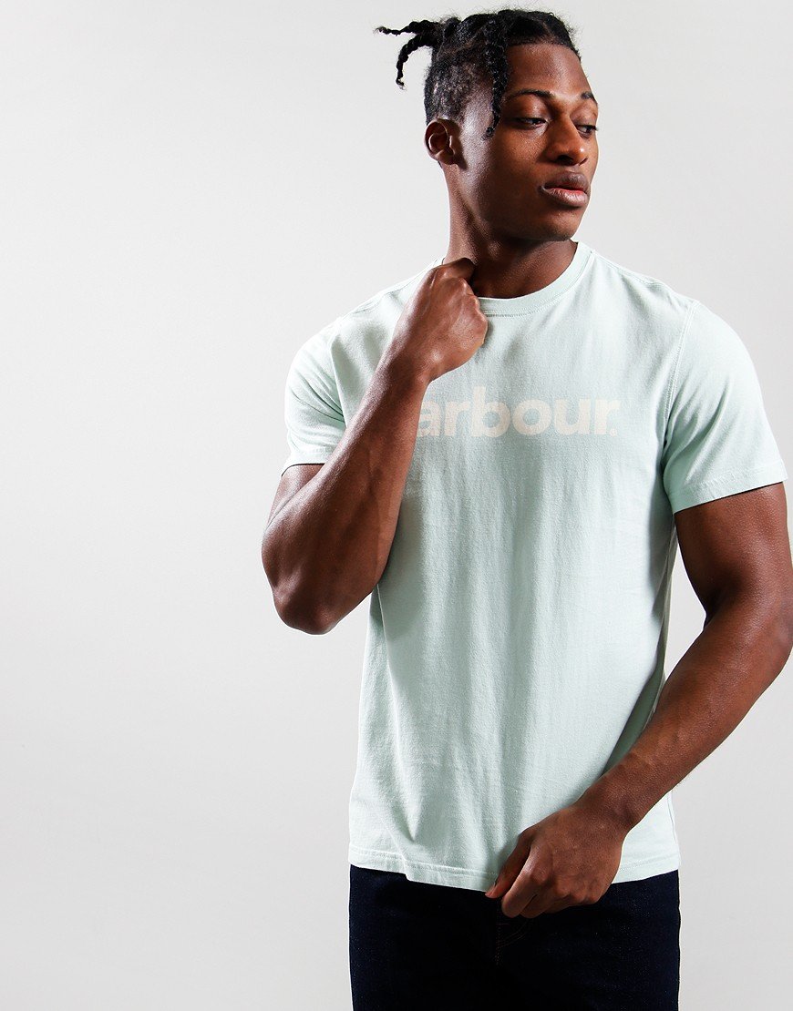 Barbour Logo  T-Shirt Dusty Mint