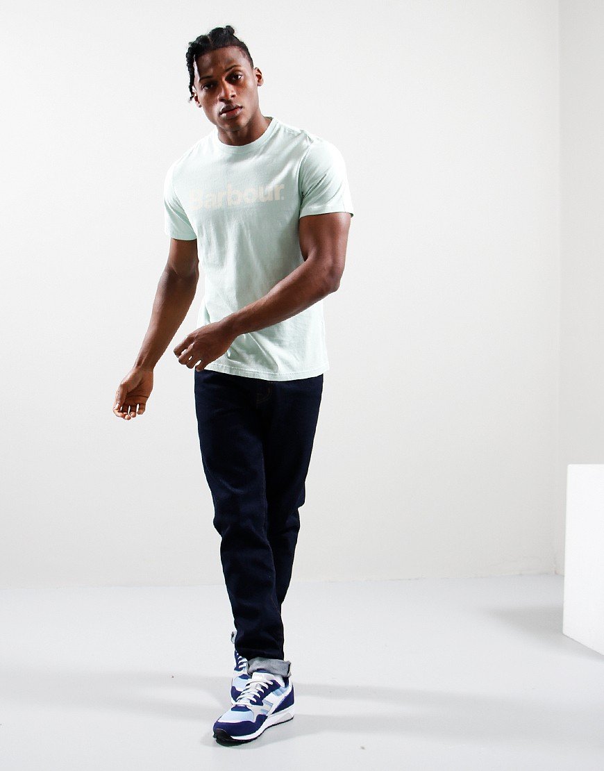 Barbour Logo  T-Shirt Dusty Mint