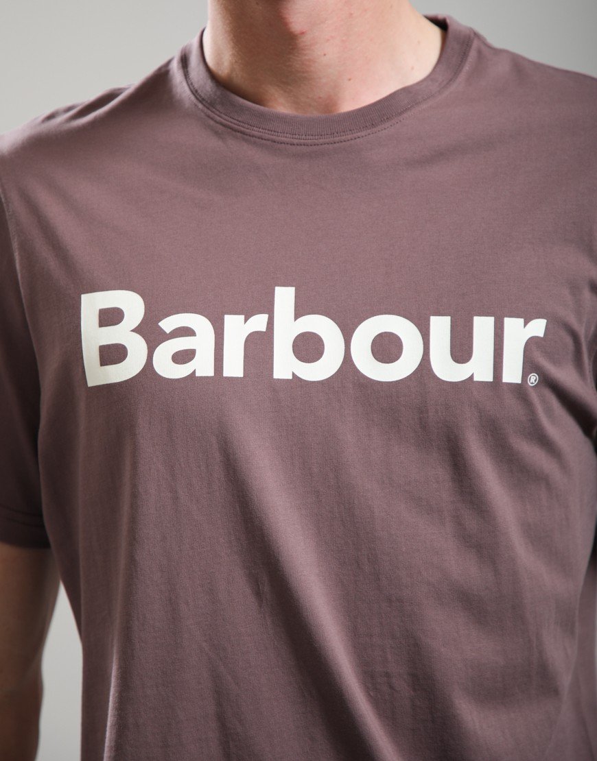 Barbour Logo T-Shirt Peppercorn