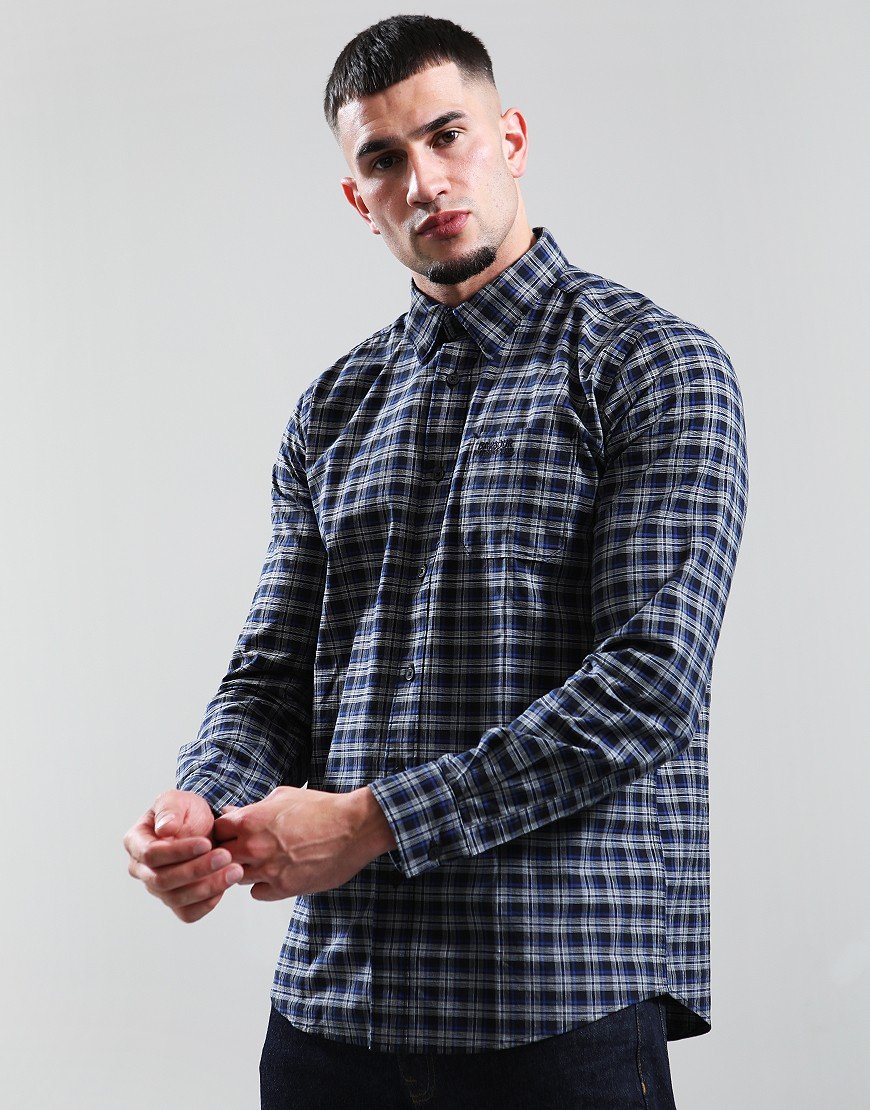 Barbour Hawks Long Sleeve Shirt Sodalite Blue
