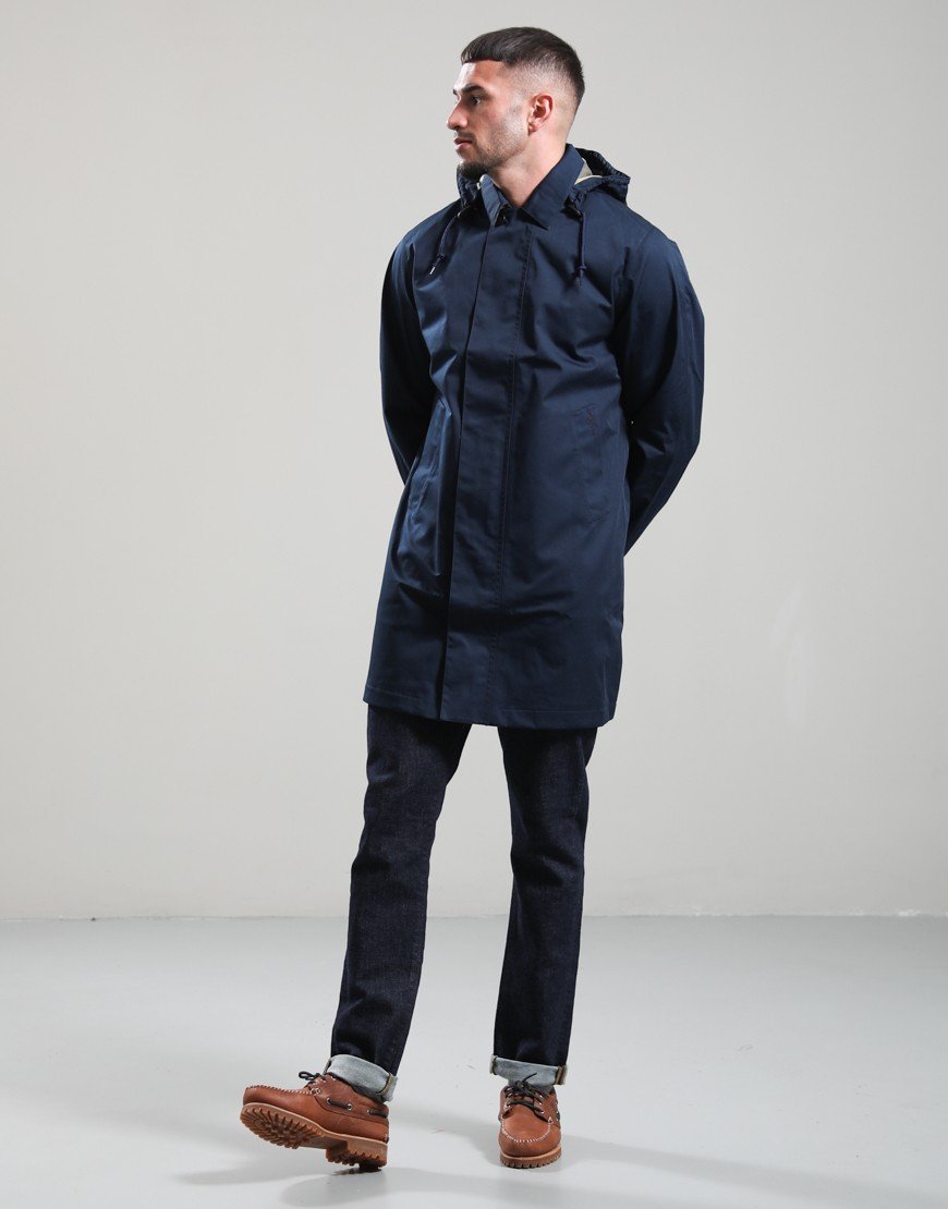 Barbour Lorig Waterproof Mac Navy