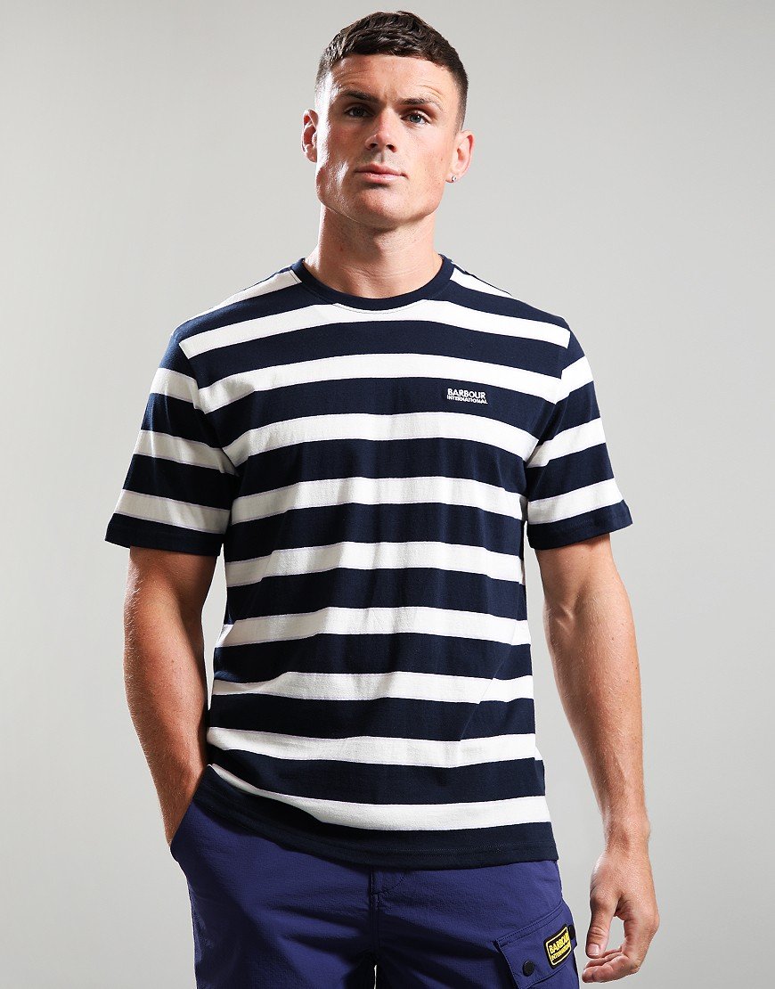 Barbour International Luca Stripe T-Shirt Navy