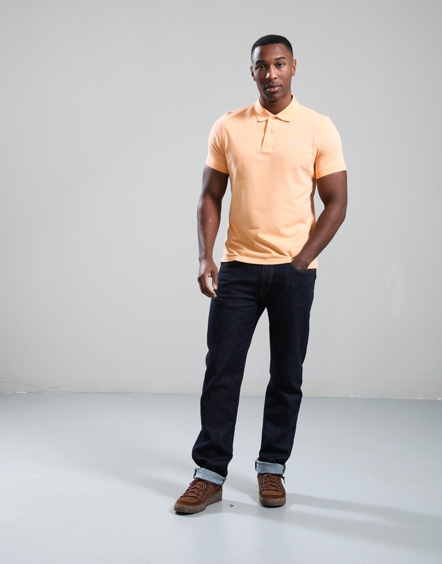 Barbour Lightweight Sports Polo Shirt Coral Sands