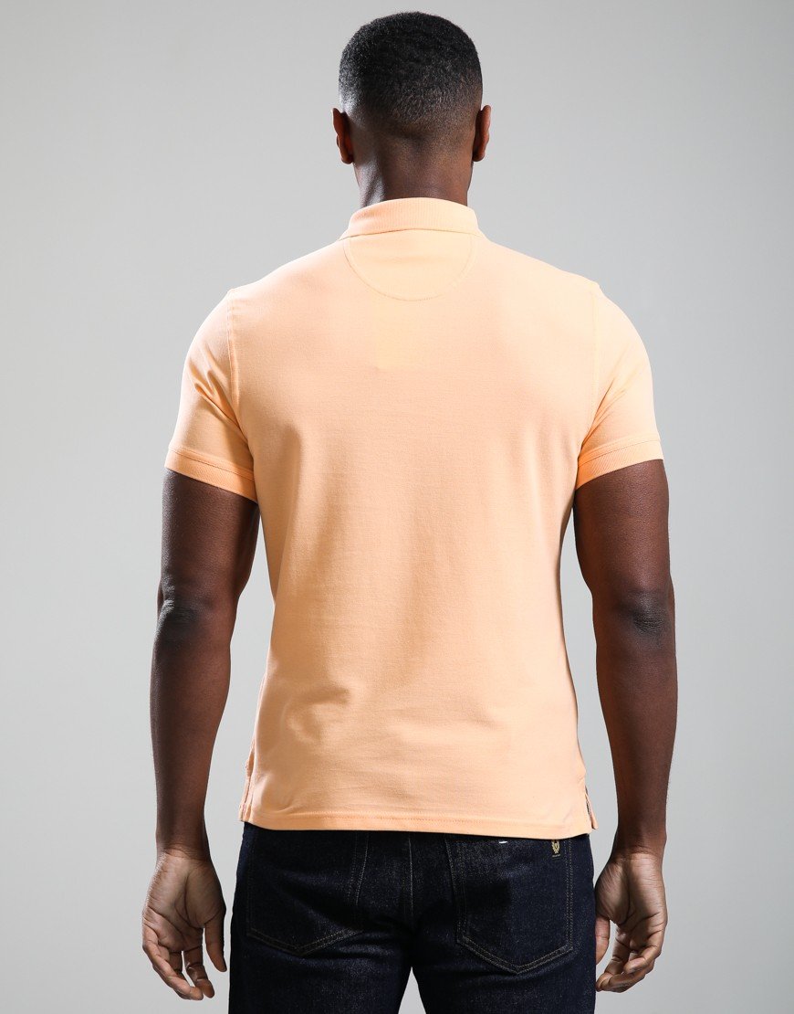 Barbour Lightweight Sports Polo Shirt Coral Sands