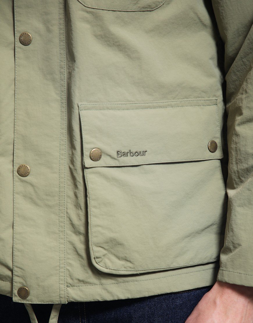 Barbour Modified Solway Showerproof Jacket Bleached Olive