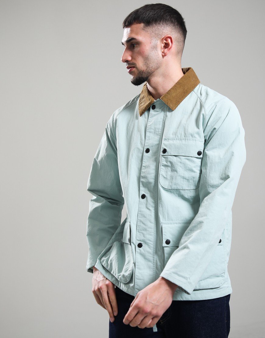 Barbour Modified Solway Showerproof Jacket Mint Blue