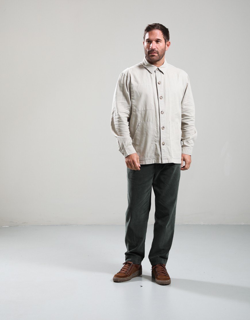 Barbour Natural Overshirt Mist