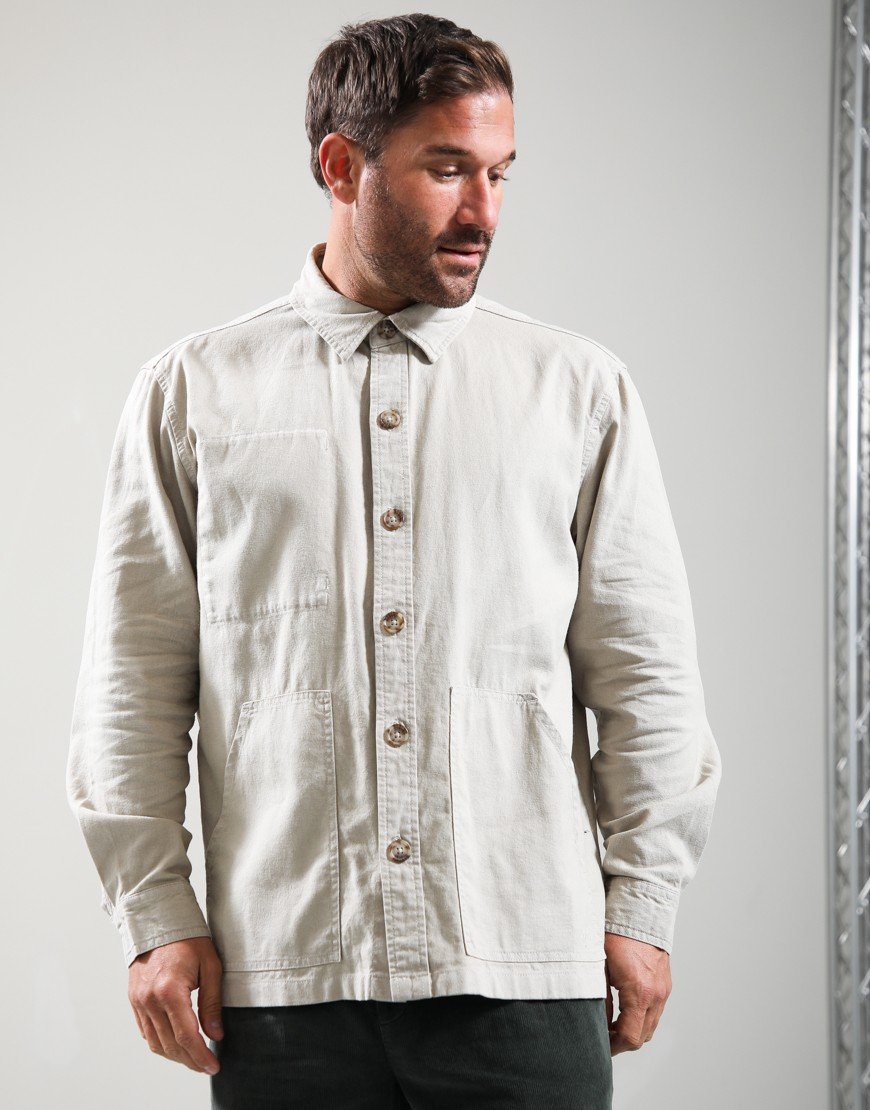 Barbour Natural Overshirt Mist