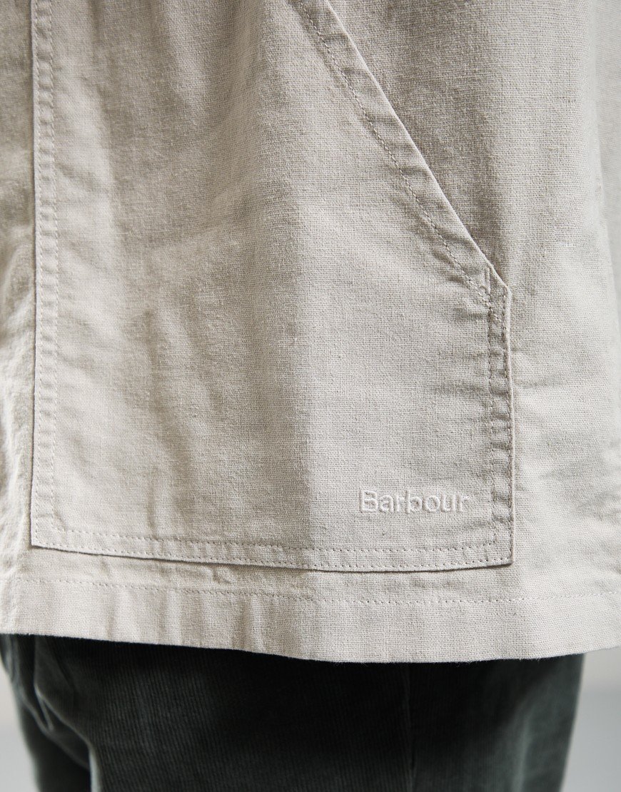 Barbour Natural Overshirt Mist