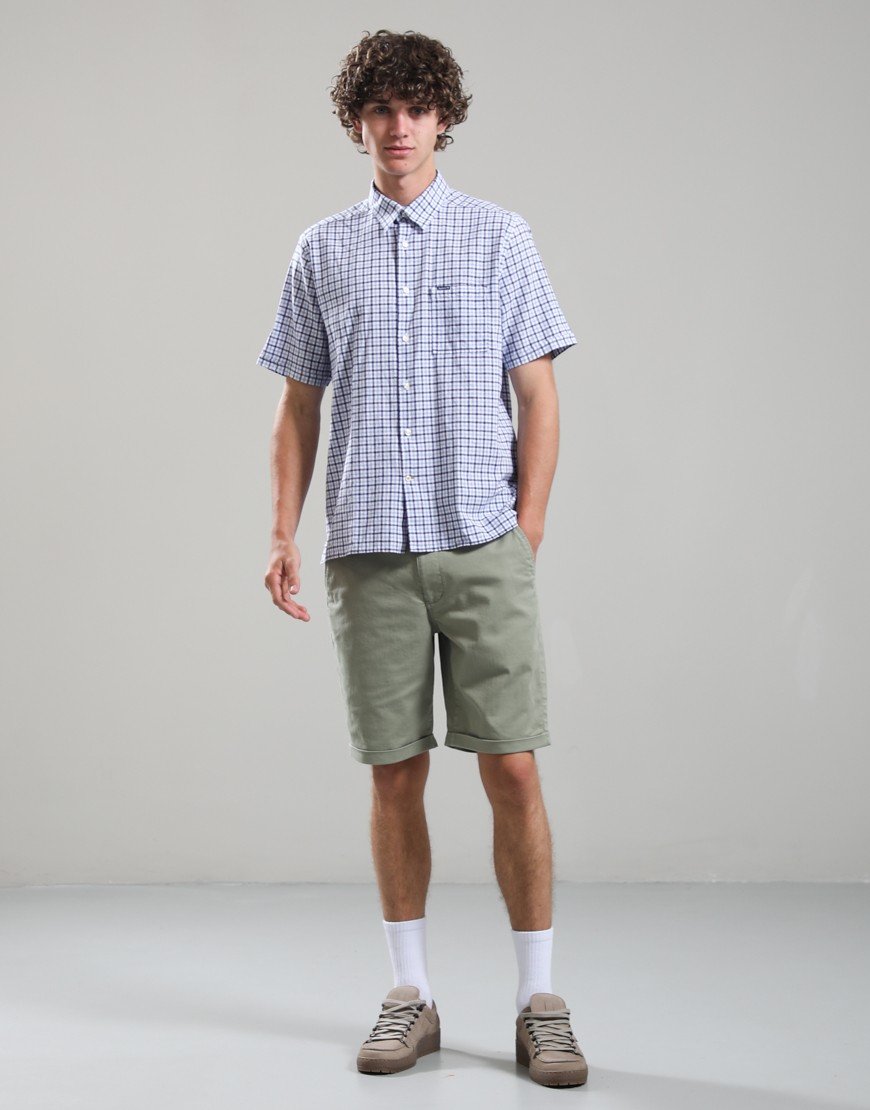 Barbour Nelson Gingham Summer Fit Shirt Blue