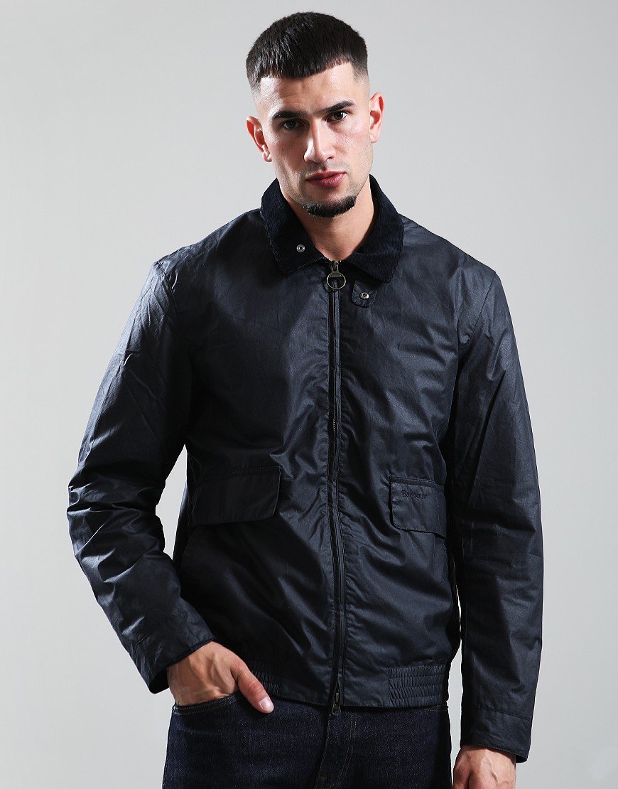 Barbour Newbury Wax Jacket Royal Navy