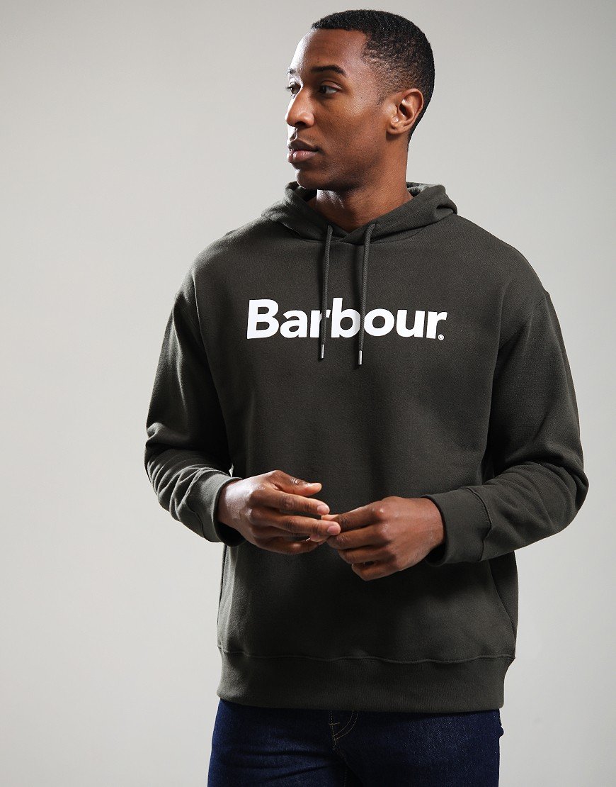 Barbour Nicholas Hoodie Sage