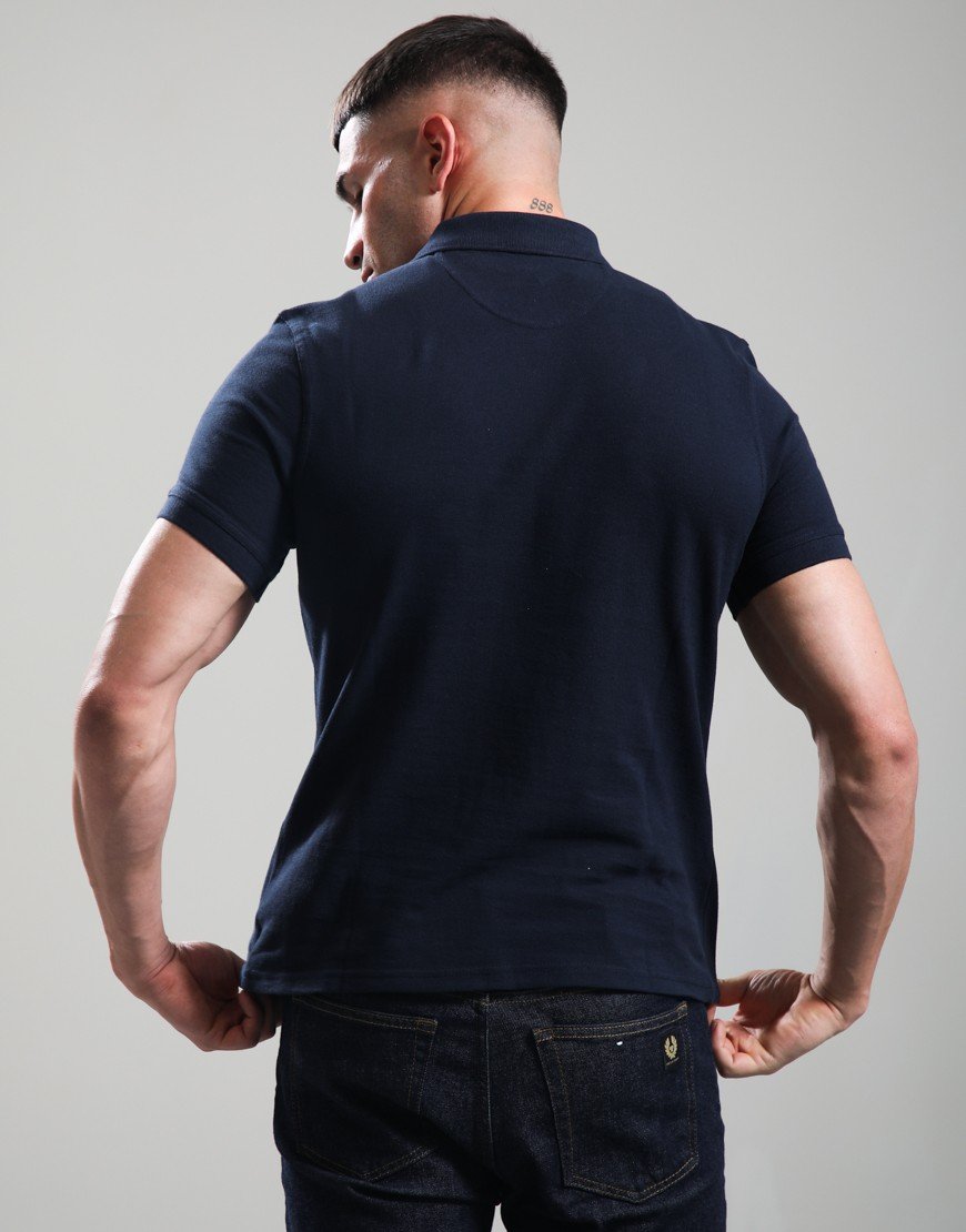 Barbour OG Sports Polo Shirt New Navy
