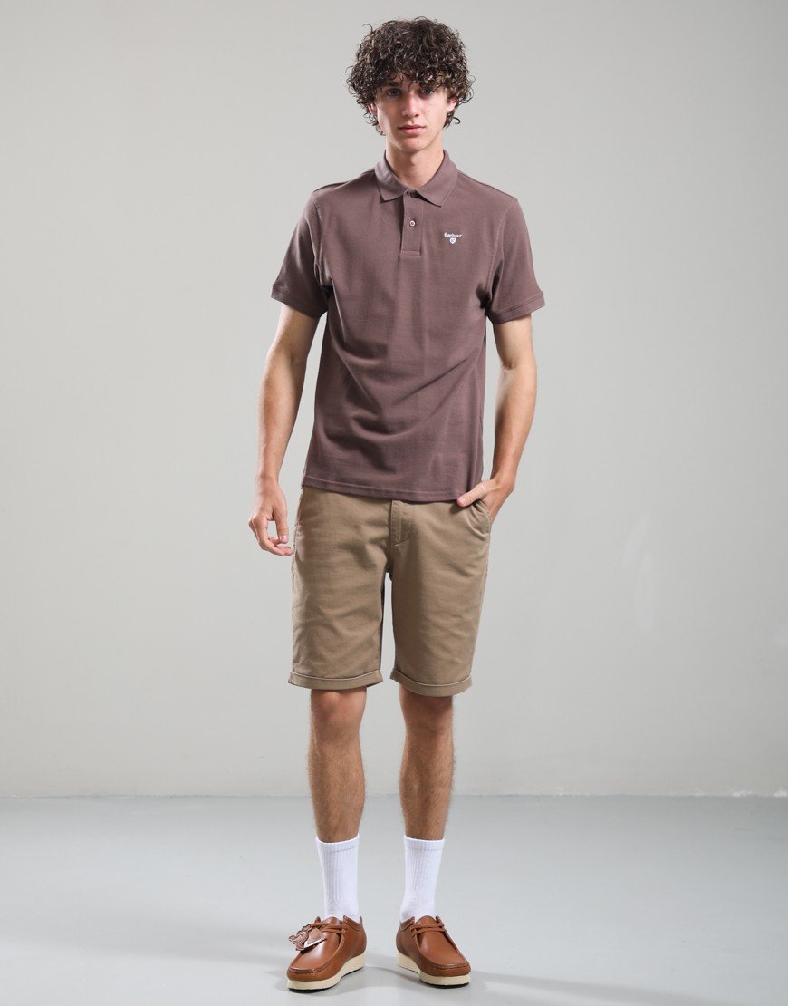 Barbour Original Sports Tailored Polo Shirt Peppercorn