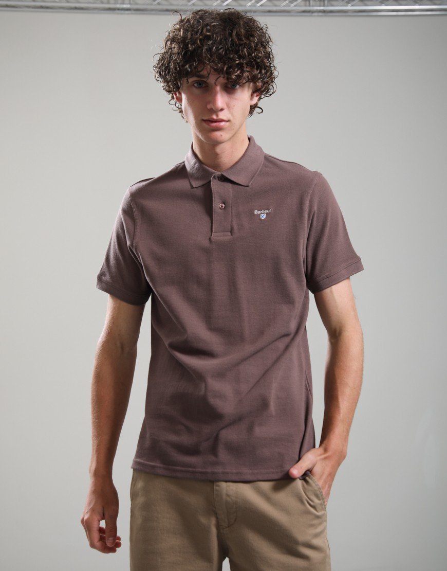 Barbour Original Sports Tailored Polo Shirt Peppercorn