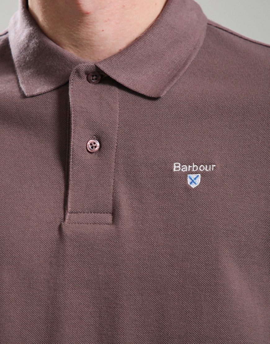 Barbour Original Sports Tailored Polo Shirt Peppercorn