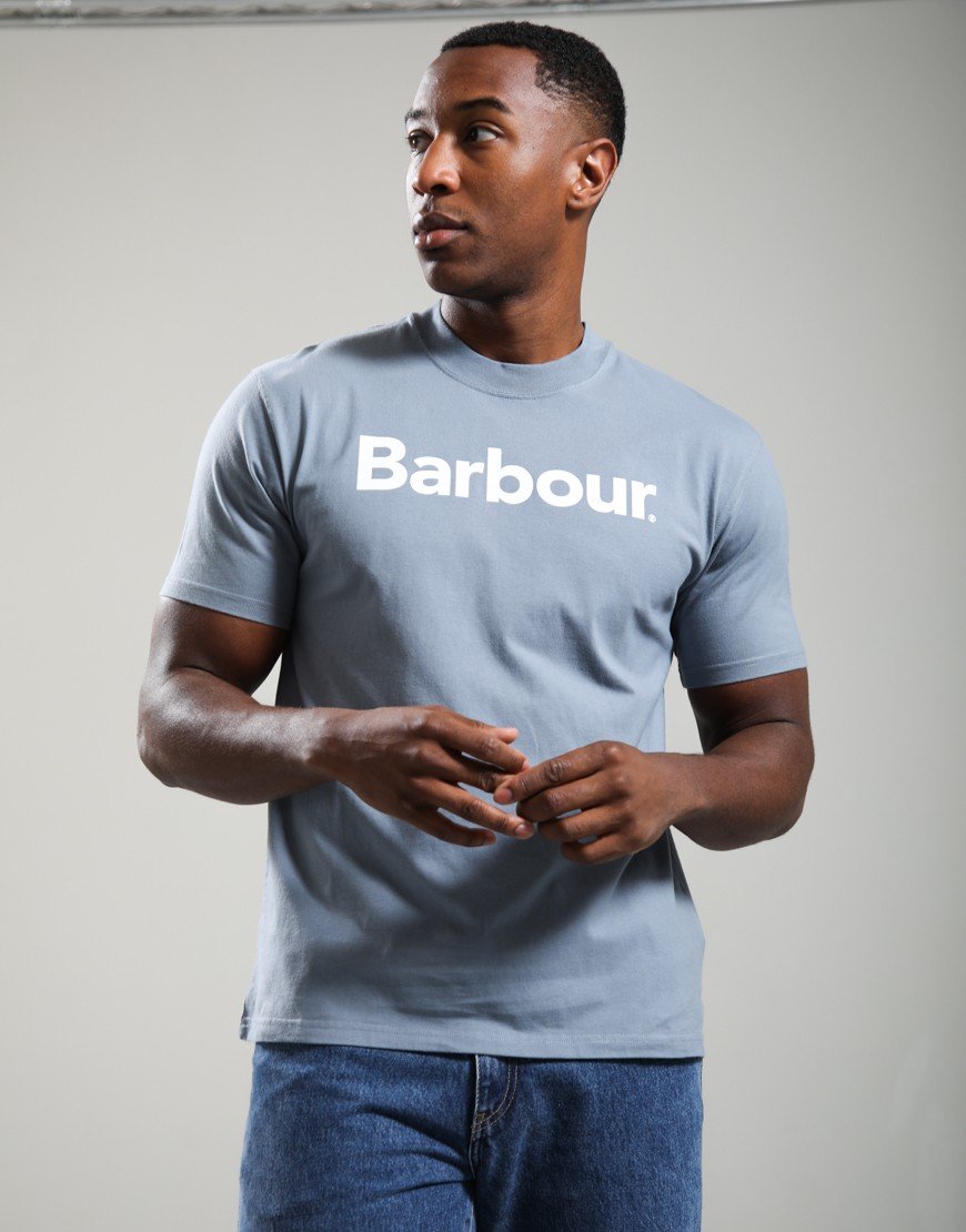 Barbour Oversized Pensford T-Shirt Washed Blue