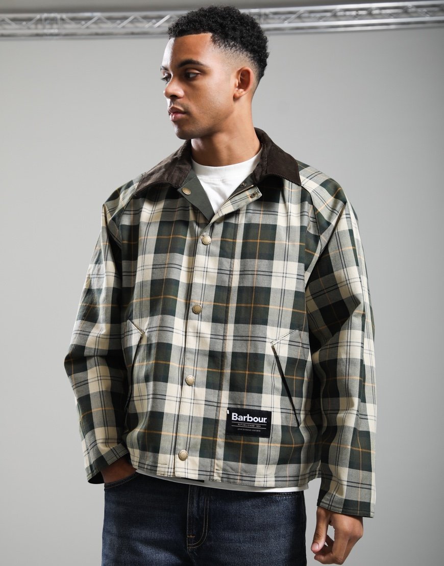 Barbour OS Reversible Transporter Casual Jacket Sage/Ancient