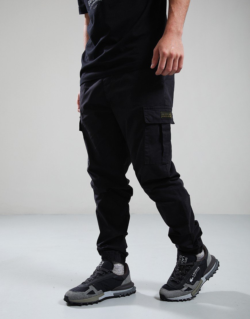 Barbour International Outline Cargo Pants Black
