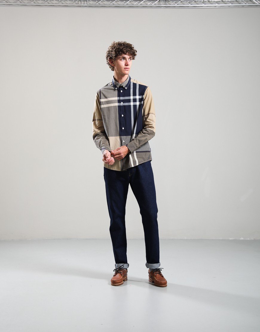 Barbour Oversized Tartan Dunoon Tailored Shirt Birchwood Dress Tartan
