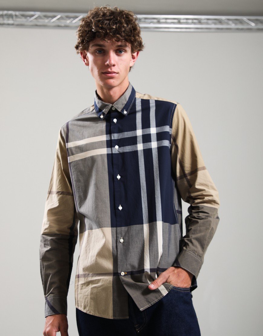 Barbour Oversized Tartan Dunoon Tailored Shirt Birchwood Dress Tartan