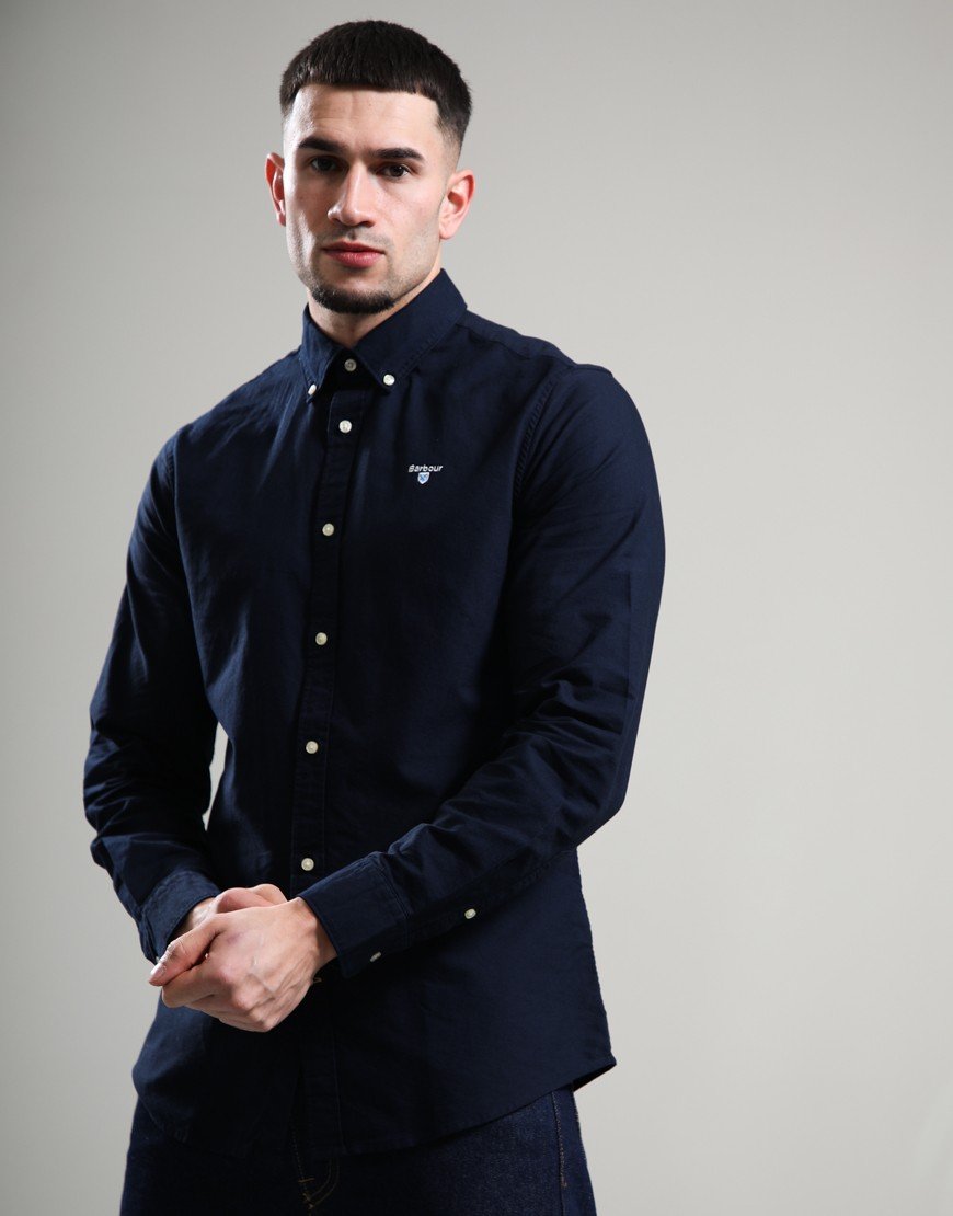 Barbour Oxtown Long Sleeve Shirt Navy