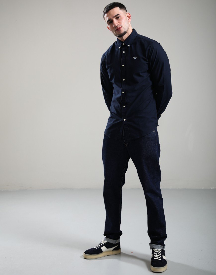 Barbour Oxtown Long Sleeve Shirt Navy