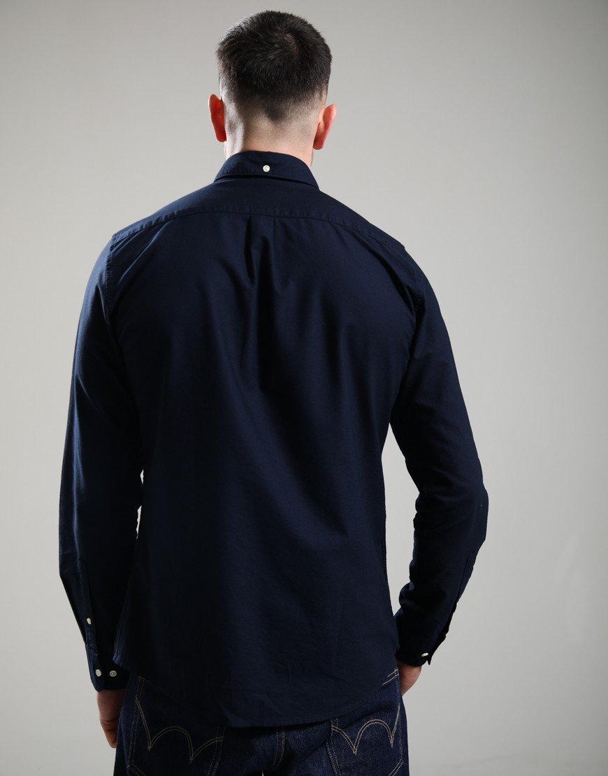 Barbour Oxtown Long Sleeve Shirt Navy