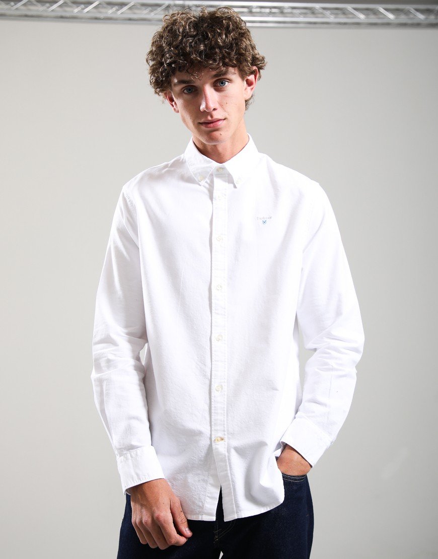 Barbour Long Sleeve Oxtown Shirt White